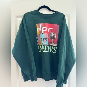 Men’s Large Green NPR Sweater